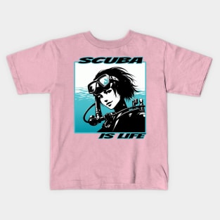 SCUBA is Life Kids T-Shirt
